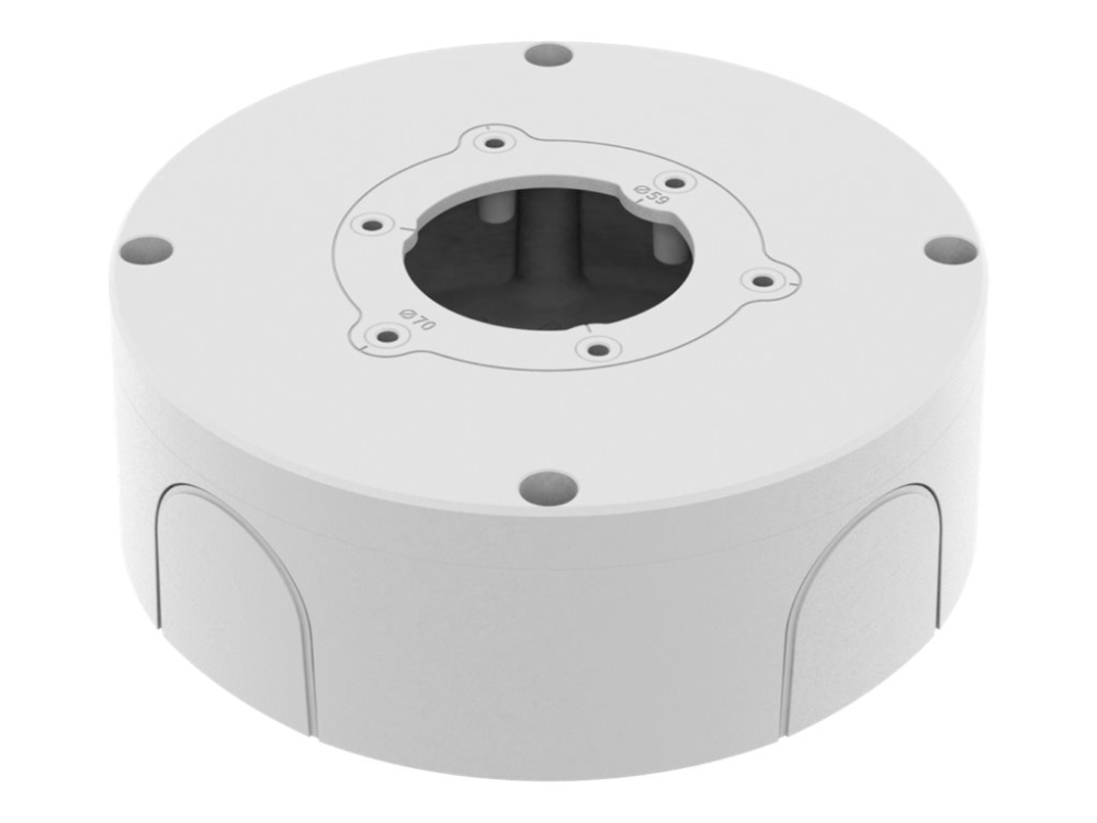 Hanwha Sbo-140Bw, Abzweigdose, Weiß, Hanwha, Aluminium, 143 Mm, 143 Mm