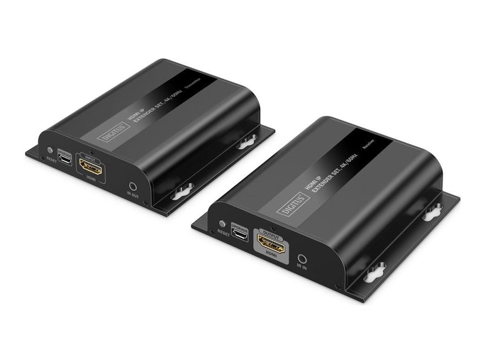 DIGITUS - Extender Set - video/ljud/infraröd förlängare - HDMI, 1GbE - över CAT 6 - upp till 200 m | TV, Ljud & Bild - Övriga tillbehör - Förlängare för ljud och video | GameStuff