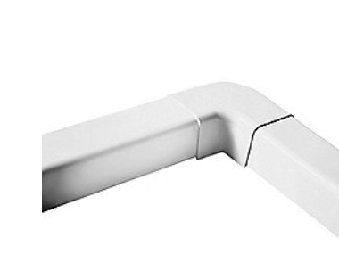 T140-H Platt vinkel - 140x90 mm, vit RAL 9010, 90 gr. | Ventilation & Klimat - Värmepumpar - Tillbehör till värmepumpar | GameStuff