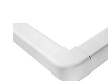 T140-H ydre hjørne - 140x90 mm, Hvid RAL 9010, 90 gr. | Ventilation & Klimat - Värmepumpar - Tillbehör till värmepumpar | GameStuff