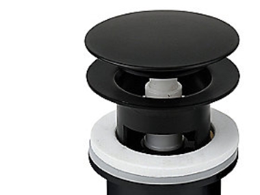 Damixa Bodenventil Komplett Ø63mm Klick Mattschwarz