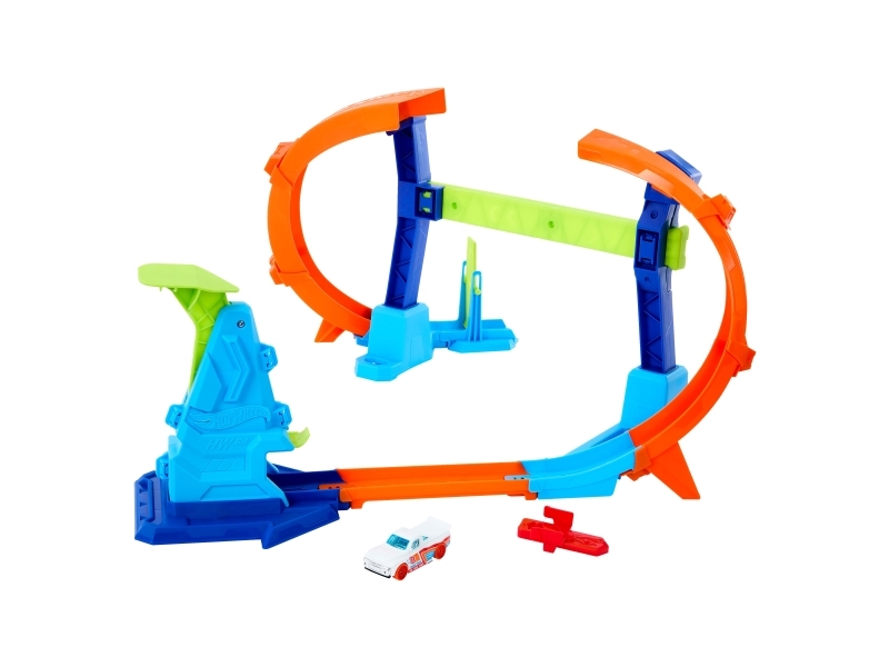 Hot Wheels Stunt Tracks Corkscrew Jump Champion | Leksaker - Figurer & Dockor | GameStuff