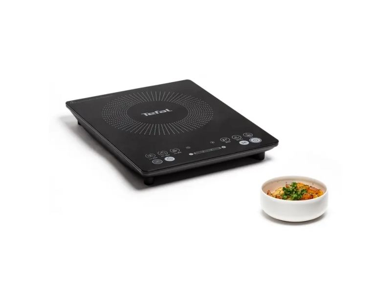 Tefal Ih2108e1, Sort, Bordplade, Zone Induktionskogeplade, Glas, 1 Zone(S), 1 Zone(S)