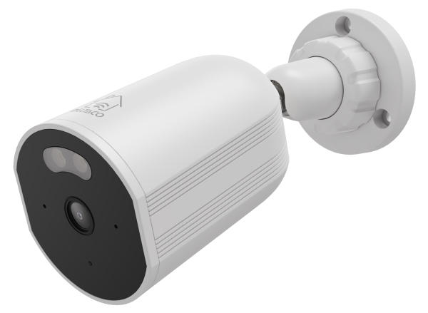 Deltaco Smart Home, Outdoor Bullet Camera, 2Mp, Ip-Sikkerhedskamera, Udendørs, Kabel & Trådløs, Væg, Hvid, Kugle (Form)