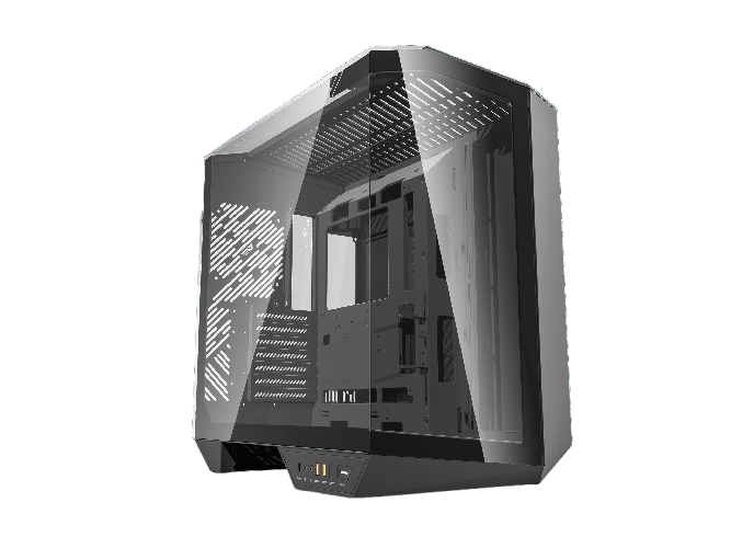 Darkflash Pc-Gehäuse Dy470 4 Lüfter (Schwarz)