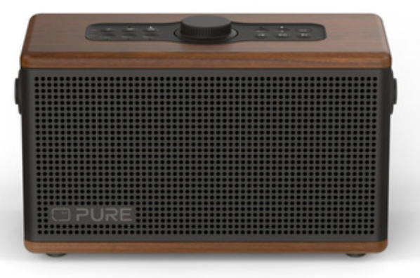 Pure Classic Aura, 2-Vejs, 40 W, Kabel & Trådløs, Bærbar Stereohøjttaler, Brun, Valnød, Rektandel