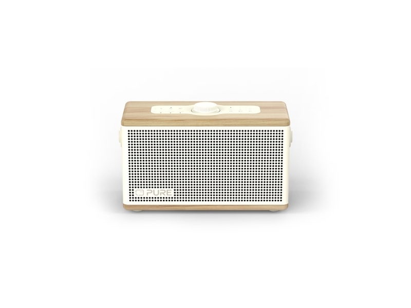 Pure Classic Aura, 2-Vejs, 40 W, Kabel & Trådløs, Bærbar Stereohøjttaler, Hvid, Rektandel
