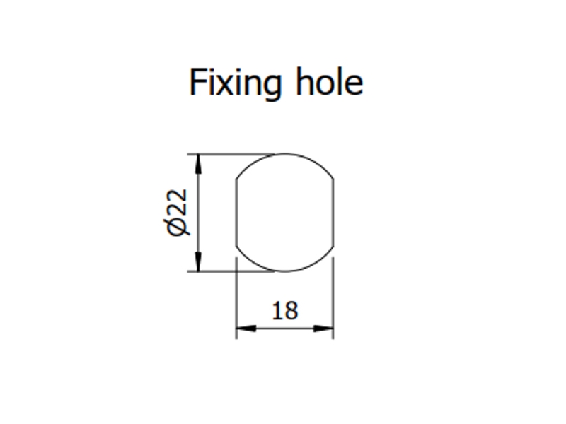Cylinderlås Assa H8450 Højre