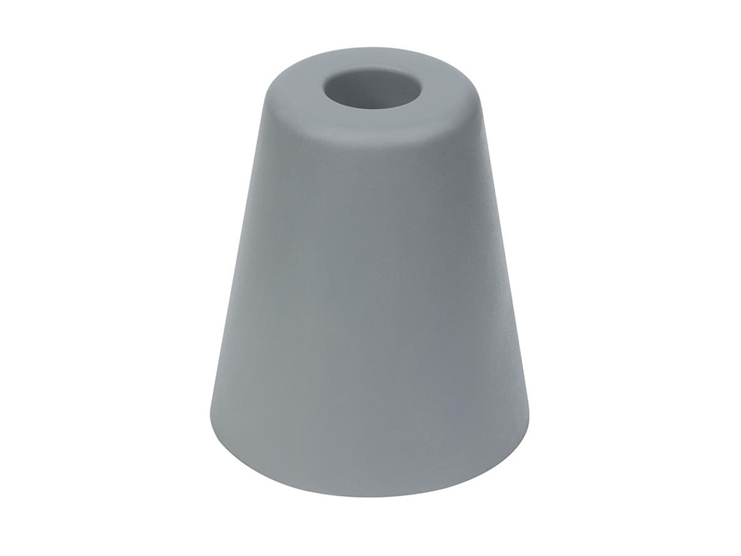 Dørstøtte husholdning 6 cm Ø 4,8 cm gummi grå