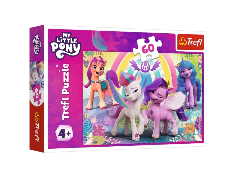 Trefl Puzzle 60El In Einer Welt Der Freundschaft: My Little Pony 17390 Trefl