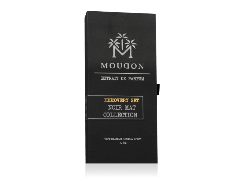 Moudon Discovery Set Noir Mat Collection Extrait De Parfum Mini 3 X 3 Ml