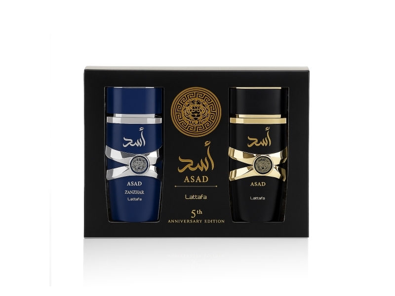 Lattafa Asad EDP Asad 100 ml + EDP Asad Zanzibar 100 ml (unisex) | Dofter - Presentaskar - Till honom | GameStuff