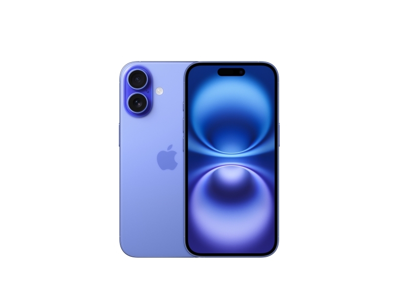 Apple iPhone 16 , 15,5 cm (6.1), 2556 x 1179 pixel, 128 GB, 48 MP, iOS 18, Blå