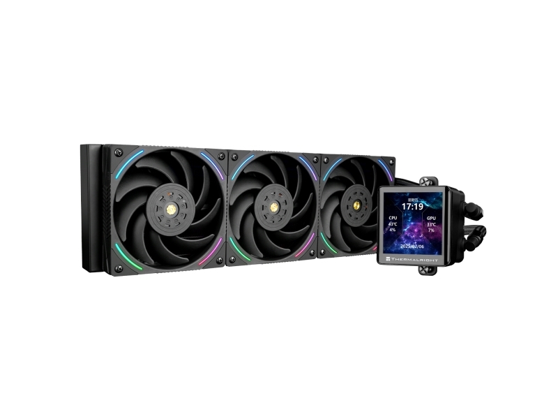 Thermalright Frozen Vision 360 Argb Black V2, Alt-I-En Væskekøler, 12 Cm, Sort