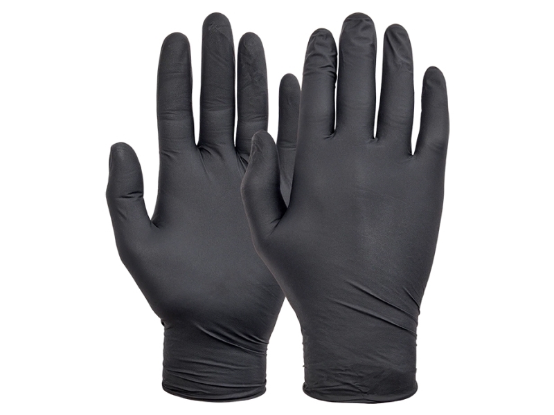 NORSE Black nitrilengangshandsker 4,5g str. 7