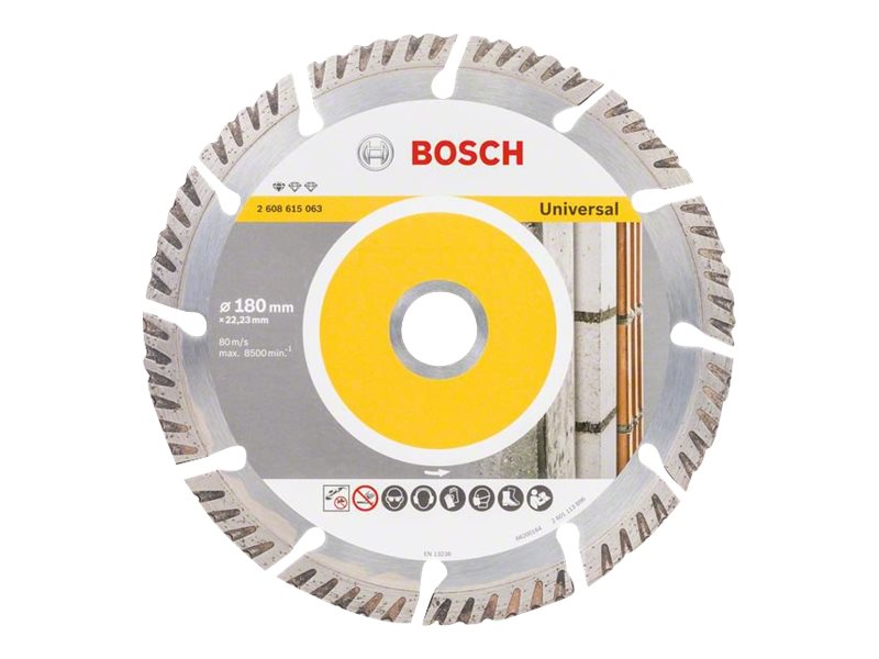 Bosch DIAMOND GRIN STD UNIVRESAL 180X22,23MM | Elverktyg - Sågblad - Diamantblad | GameStuff