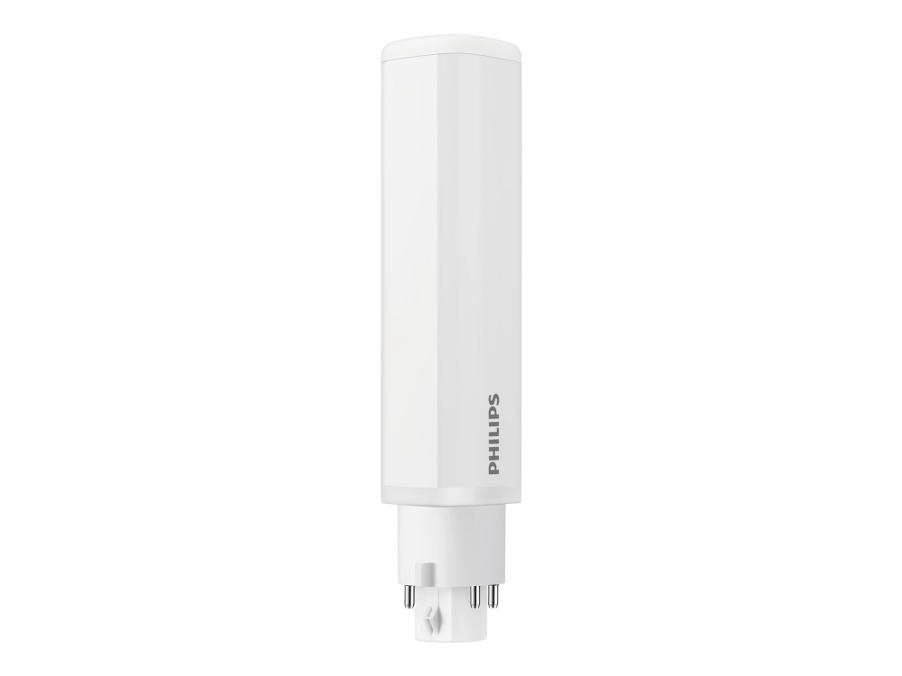 Philips LED pære CorePro LED PLC - LED light bulb - frosted finish - G24q-3 - 9.5 W - cool white light - 4000 K G24q-3