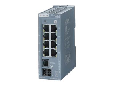Siemens SCALANCE XB208 - Switch - Administrerad - 8 x 10/100 - DIN-skenmonterbar - Likström | Datortillbehör - Nätverk - Switchar | GameStuff