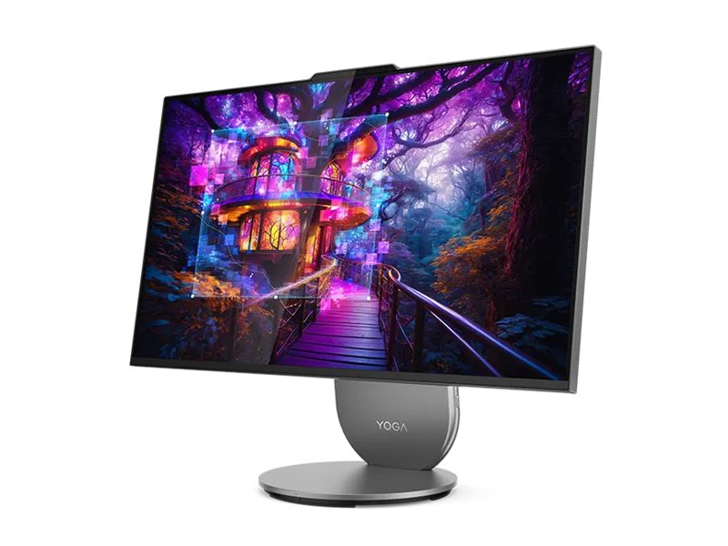 Lenovo Yoga Aio 27Iah10 F0j2 - All-In-One Mit Ständer - Core Ultra 7 225H / Bis Zu 5,1 Ghz - Ram 16 Gb - Ssd 1 Tb - Nvme - Arc Graphics 140T - Gigabi