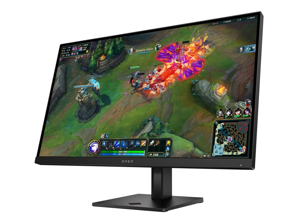 Hp Omen 27 Inch Qhd 180Hz Gaming Monitor, 68.6 Cm (27"), 2560 X 1440 Pixels, Quad Hd, Lcd, 1 Ms, Black