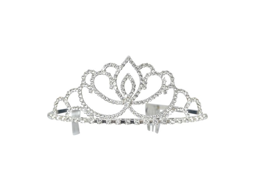 Silberne Tiara