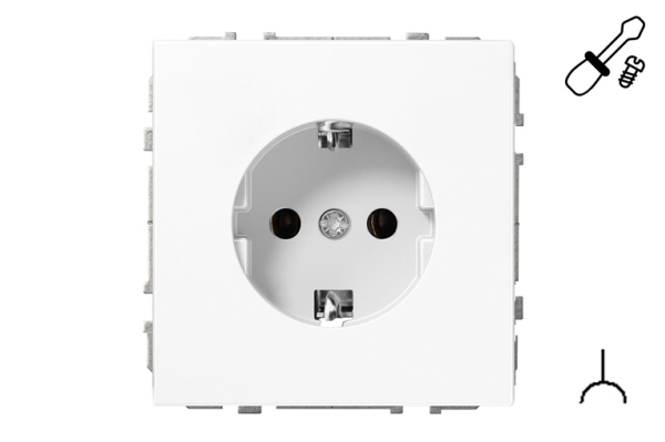 Elektrische Steckdose Liregus Ikl16-404-01.M/Wm, Mit Schutzkontakt