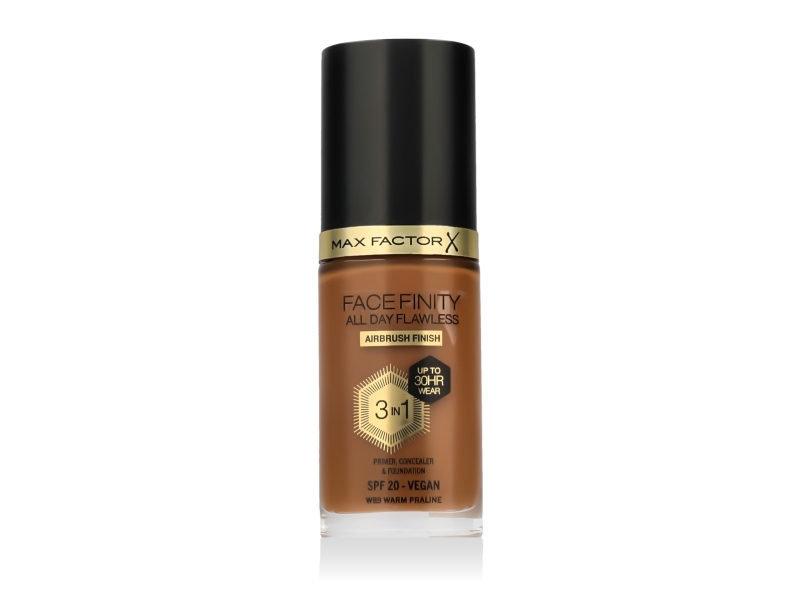 Max Factor Face Finity All Day Flawless 3In1 Foundation Spf 20 (W89 Warm Praline) 30 Ml