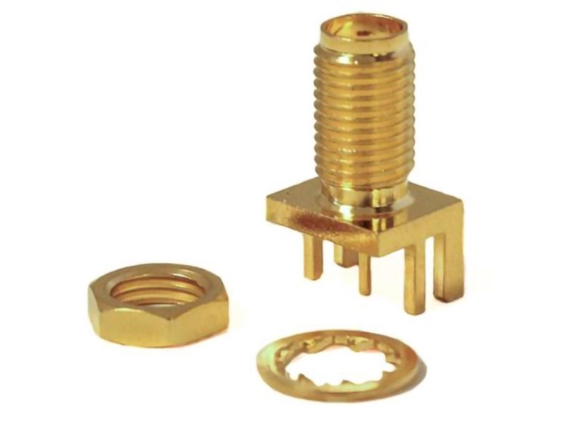 Mueller Electric Bu-1420701871 Adapterstik Sma-Tilslutning - Printplade Lige Messing