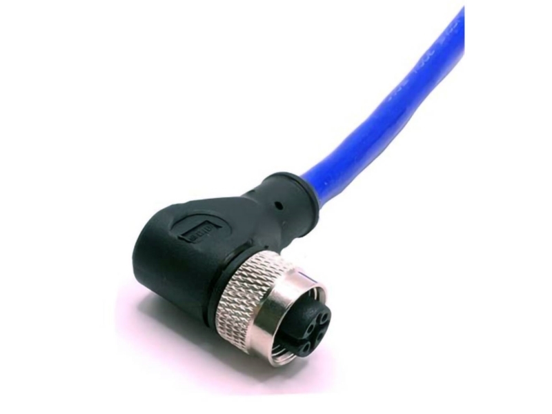 Mueller Electric C4d81m005 Sensor-/Aktor-Steckverbindung M12 Anschluss, Gewinkelt 5 M Polzahl (Rj): 4, 1 Stk