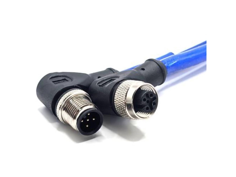 Mueller Electric C5bd82m005 Sensor-/Aktor-Stikforbindelse M12 Stik, Vinklet, Tilslutning, Vinklet 5 M Pol-Tal (Rj): 5 1 Stk