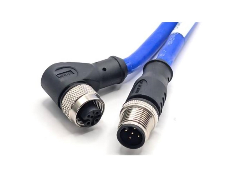 Mueller Electric C5ad82m005 Sensor-/Aktor-Stikforbindelse M12 Stik, Lige, Stiftliste, Vinklet 5 M Pol-Tal (Rj): 5 1 Stk