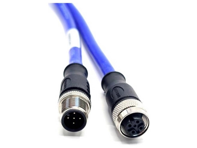 Mueller Electric C5ac82m005 Sensor-/Aktor-Stikforbindelse M12 Stik, Lige, Tilslutning, Lige 5 M Pol-Tal (Rj): 5 1 Stk