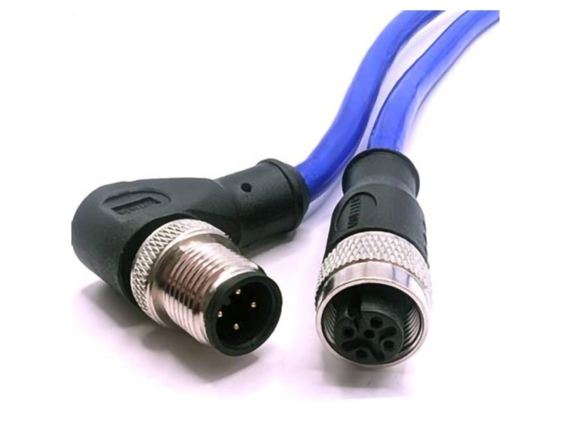 Mueller Electric C4bc81m010 Sensor-/Aktor-Stikverbindung M12 Stecker, Gewinkelt, Gerader Anschluss, 10 M, Polzahl: 4 1 St.