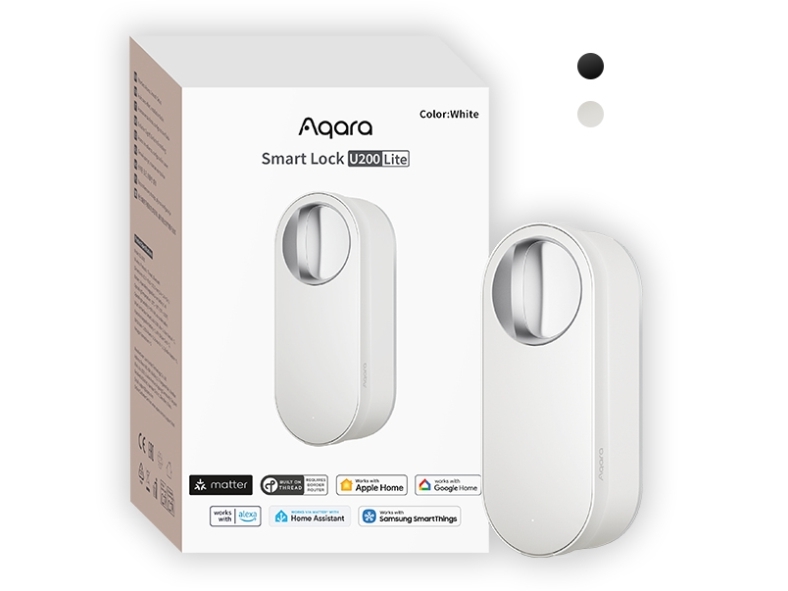 Aqara Smart Lock U200 Lite Kit - White | Huset - Säkerhet & Larm - Hänglås | GameStuff