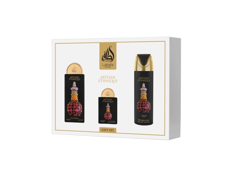 Lattafa Pride Artisan Ethnique EDP 100 ml + EDP 20 ml + DEO VAPO 200 ml (unisex)