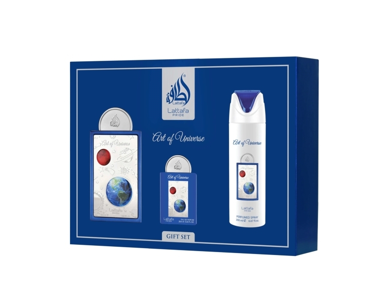 Lattafa Pride Art Of Universe EDP 100 ml + EDP 20 ml + DEO VAPO 200 ml (unisex) | Dofter - Doftkategorier - Arabiska dofter | GameStuff