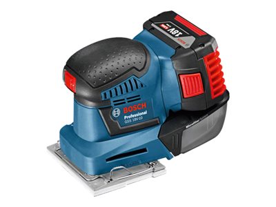 Bosch Professional GSS 18V-10 06019D0202 Sladdl&ouml;s excenterslip utan batteri, Fodral 18 V 101 x 113 mm, 115 x 140 mm, 107 x 115 mm - SOLO