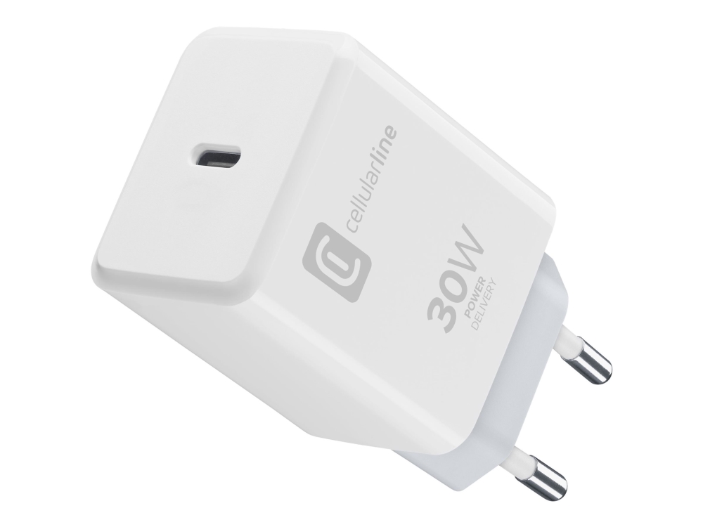 Cellularline The One Power Delivery 30W, Drinnen, Ac, Weiß