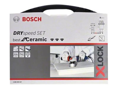 Bosch DIAMOND HOLE SAWSET X-LOCK 5 STYcken | Elverktyg - Tillbehör - Bitar & Borrset | GameStuff