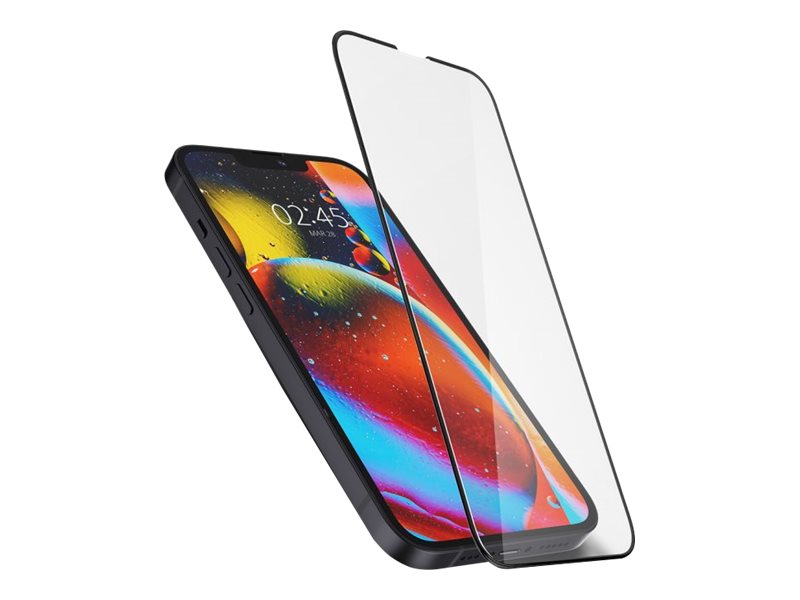 Spigen Agl03392, Apple, Iphone 13 Pro / Iphone 13, Kratzresistent, Schwarz, Transparent, 1 Stück(E)