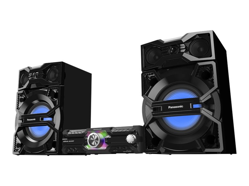 Panasonic SC-MAX3500, Kodin miniaudiojärjestelmä, Musta, 2000 W, 3-suuntainen, FM, 4 GB