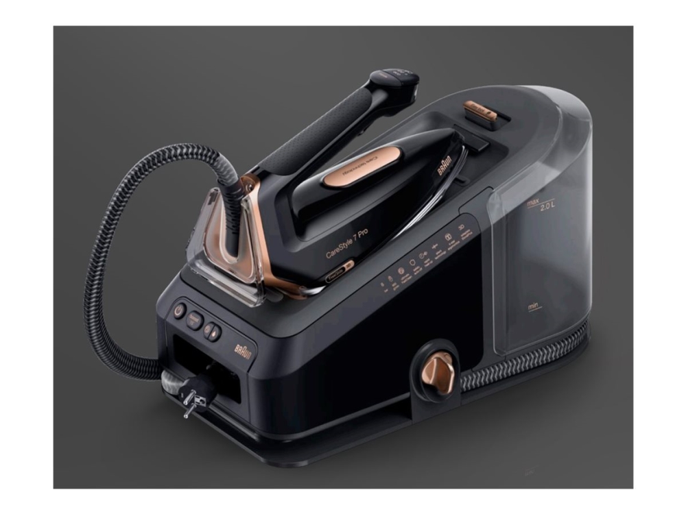 Braun Carestyle 7 Pro Is 7286, 2700 W, 650 G/Min, Eloxalplus-Bügelsohle, 8 Bar, 2 L, 190 G/Min