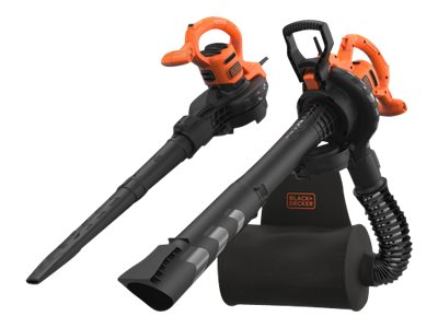 Black+Decker Beblv290-Qs 3-In-1 - Havesugemaskine/Bladblæser - Elektrisk - 2900 Kw - 900 M³/H - 206-390 Km/H - 6.04 Kg