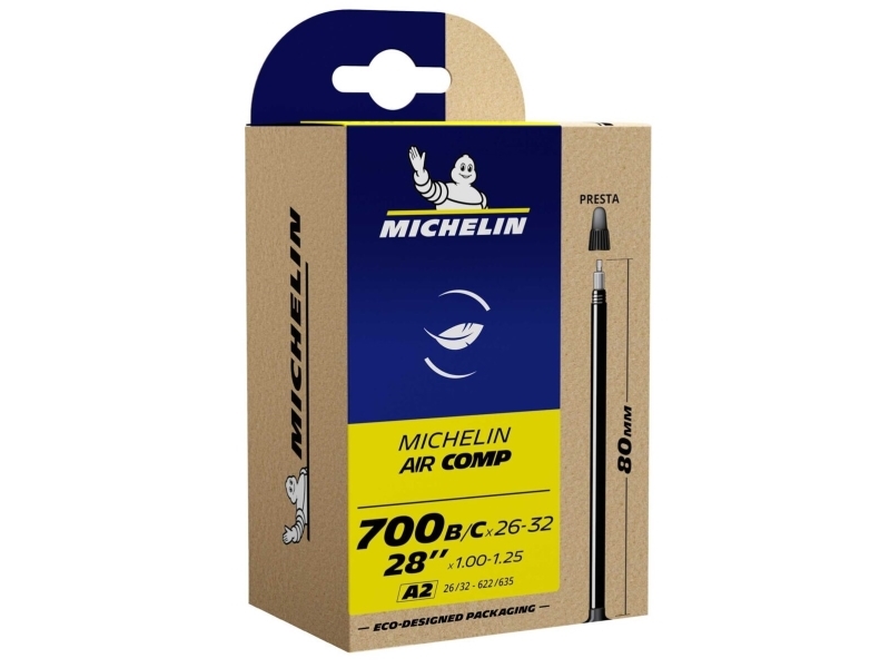 MICHELIN INNER TUBES AIR COMP ULTRALIGHT GAL-FV 48MM 700X33/46 (938482)