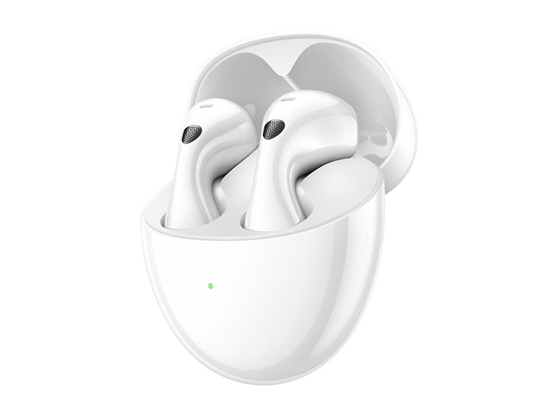 Huawei Freebuds 6 - Ægte Trådløse Øretelefoner Med Mik. - I Øret - Bluetooth - Aktiv Støjfjerning - Hvid