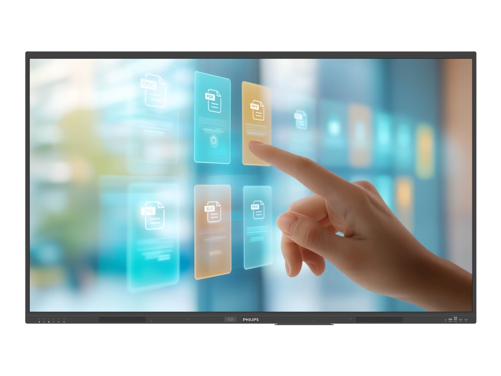 Philips 75Bdl4252e - 75" Diagonal Klasse E-Line Led-Bagbelyst Lcd Paneldisplay - Interaktiv Digital Skiltning - Med Berøringsskærm (Multi-Berøring) -