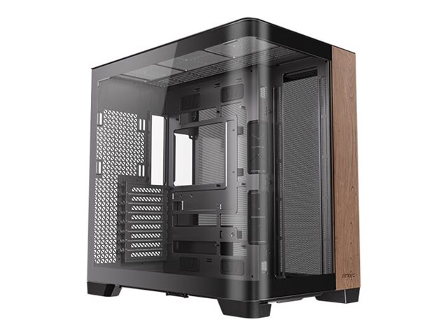 Antec Constellation Series C8 Curve Wood - FT - udvidet ATX - sidepanel med vindue (hærdet glas) - ingen strømforsyning - USB/Lyd