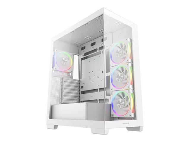 Deepcool Cg580 4F V2, Midi Tower, Pc, White, Atx, Itx, Micro Atx, Acrylonitrile Butadiene Styrene (Abs), Sgcc, Tempered Glass, Gaming