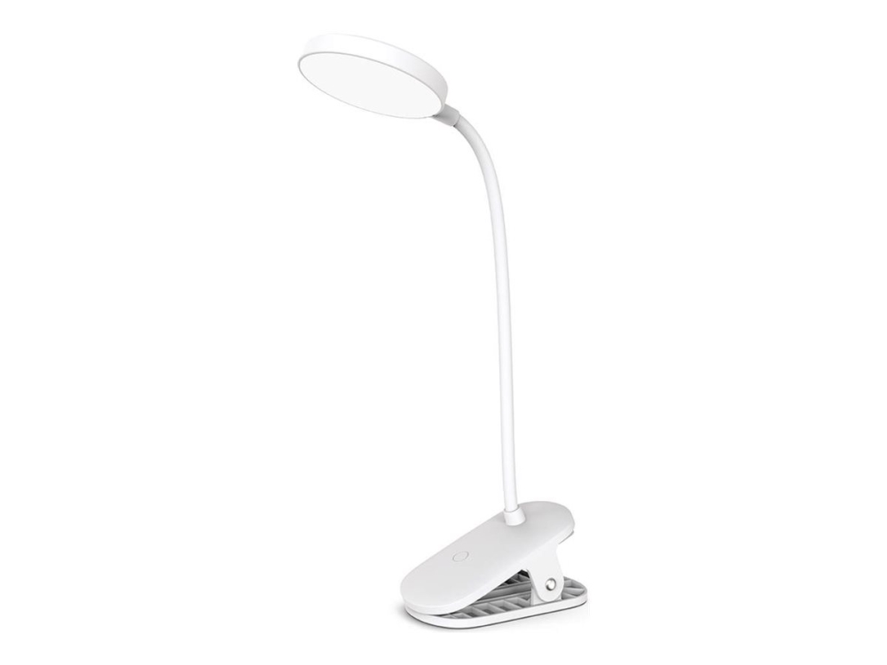 Colorway Led Table Lamp Flexible And Clip 2 With Built-In Battery | Cw-Dl10fcb-W