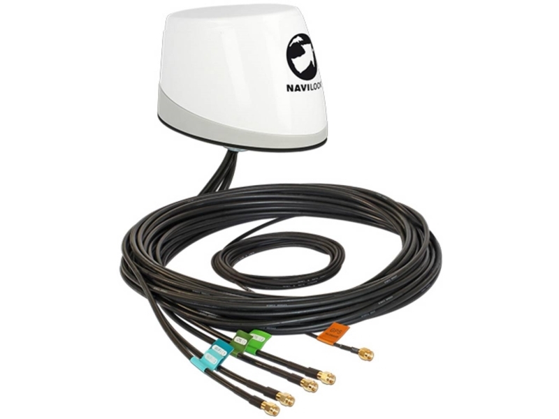 Delock Navilock NL-400 Multiband GNSS LTE-MIMO WLAN-MIMO IEEE 802.11 ac/a/h/b/g/n Antenne 5 x RP-SMA omnidirektional Dachmontage outdoor (88989) | Bilvård & Biltillbehör - Bilens Interiörutrustning - HiFi för bilar - Hifi Tillbehör | GameStuff